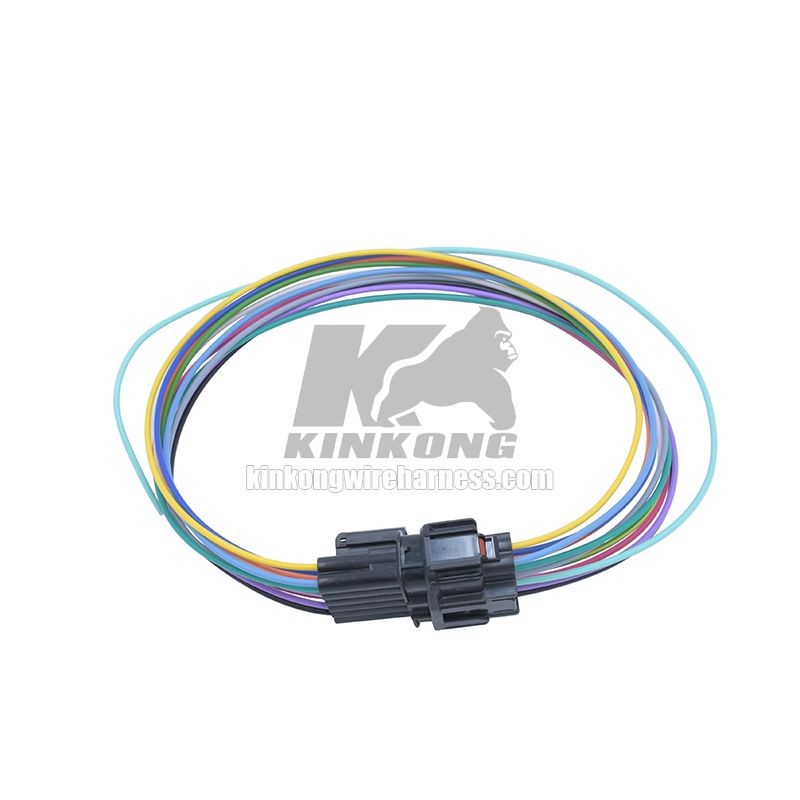 Custom Universal Wiring Harness Set With 12 Pin Connector For Motorcycle