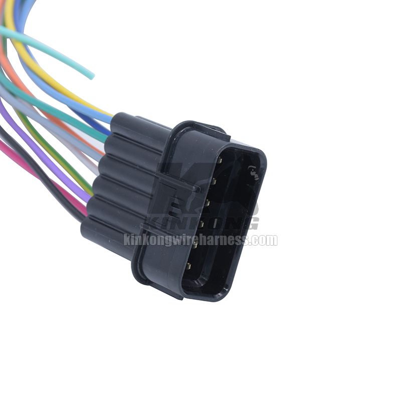 Custom Universal Wiring Harness Set With 12 Pin Connector For Motorcycle