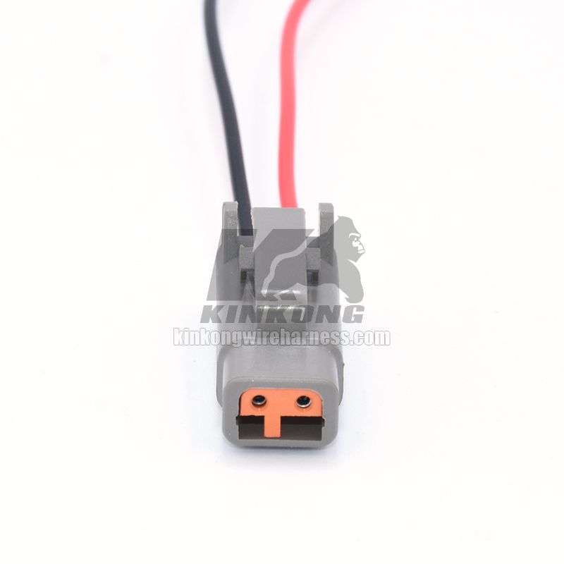 Custom DTM 2 way DTM06-2S extend wire harness