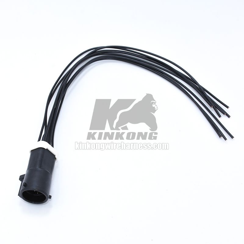 Custom Wire Harness pigtail with 3 hole connector  WA10221