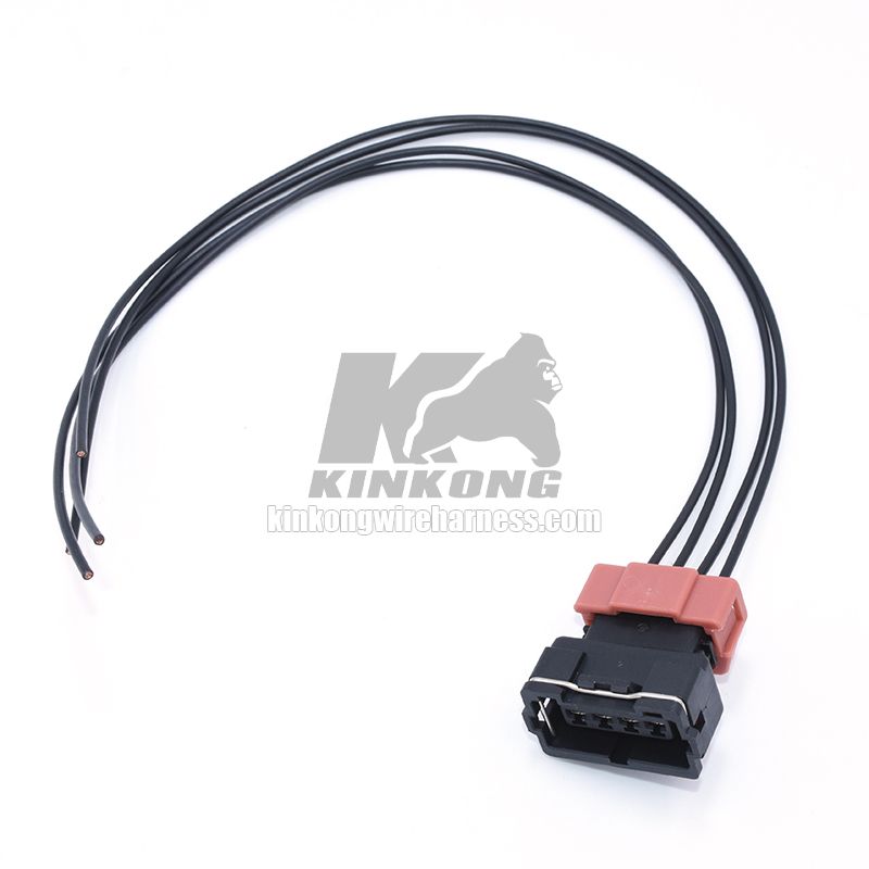 Custom Wire Harness pigtail with 4 hole connector WA10211