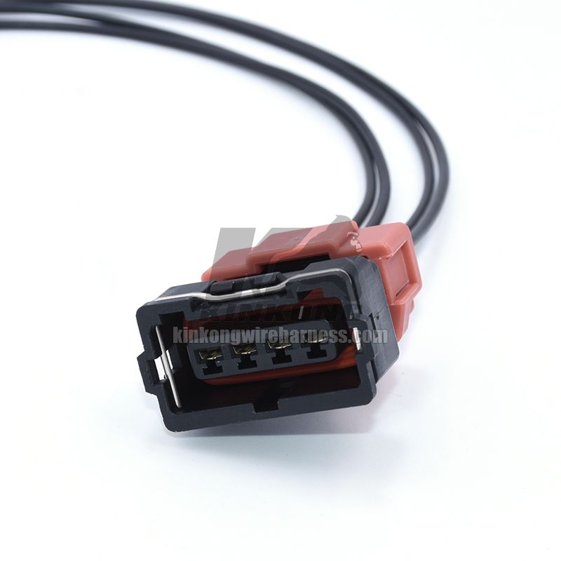 Custom Wire Harness pigtail with 4 hole connector WA10211