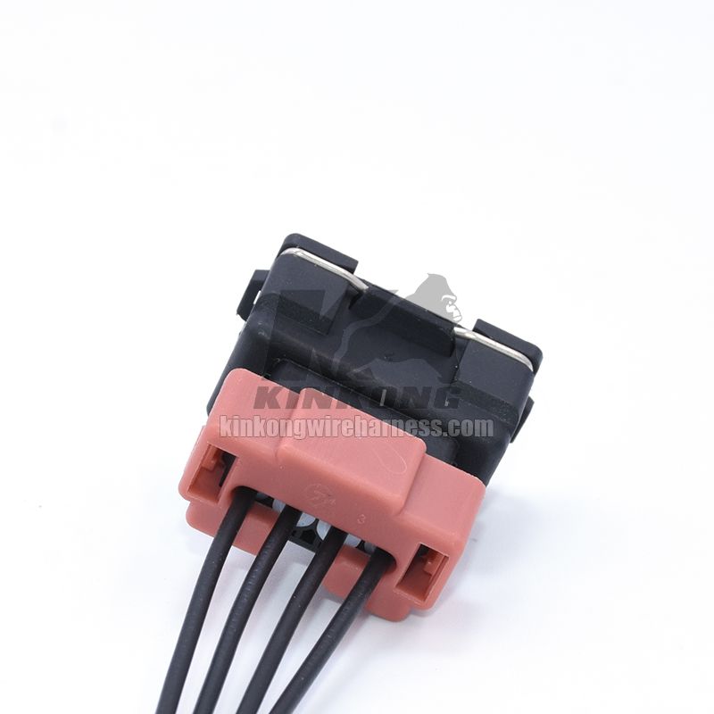 Custom Wire Harness pigtail with 4 hole connector WA10211