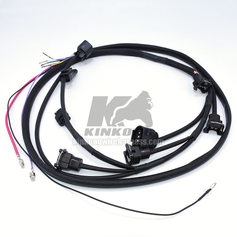 Custom sensor VW AUDI MPI wire harness with GM Flex Fuel Sensor Connector for Benz BMW