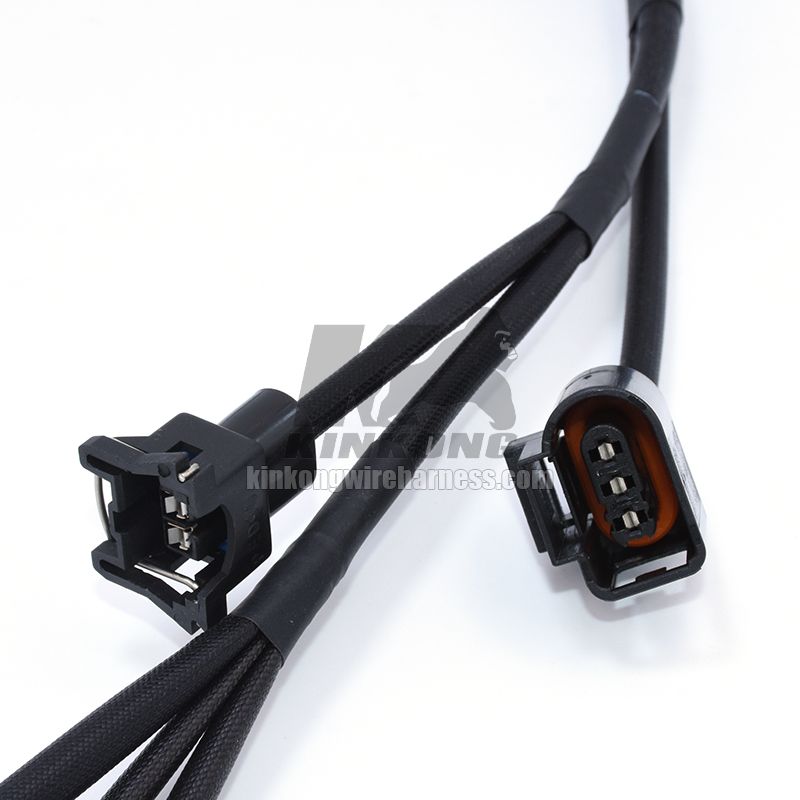 Custom sensor VW AUDI MPI wire harness with GM Flex Fuel Sensor Connector for Benz BMW
