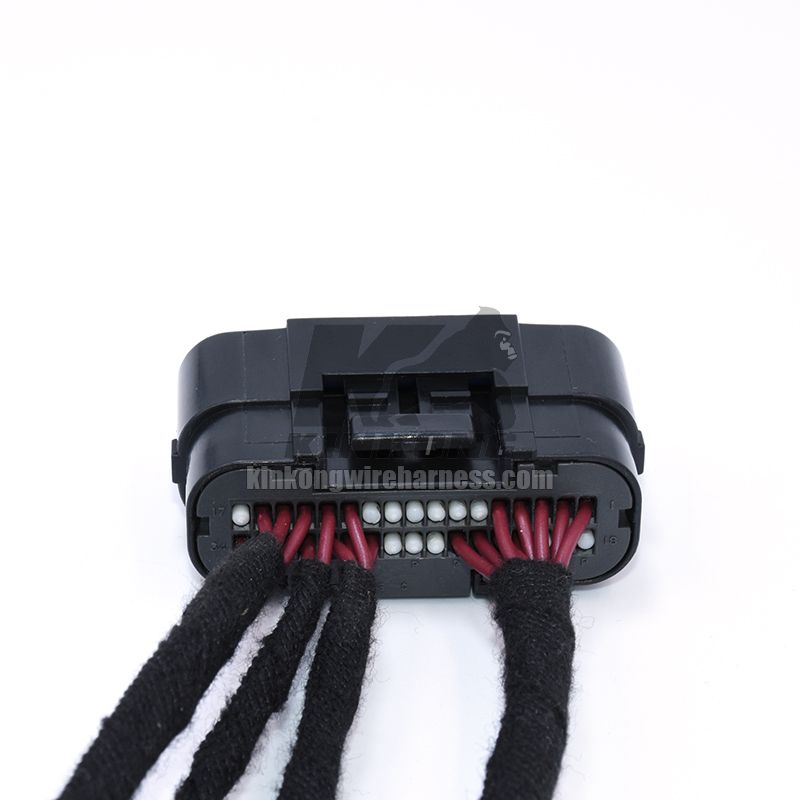 Custom motorcycle motorbike JAE 34 PIN ECU connector Suzuki wire harness  MX23A34SF1 MX23A34XF1