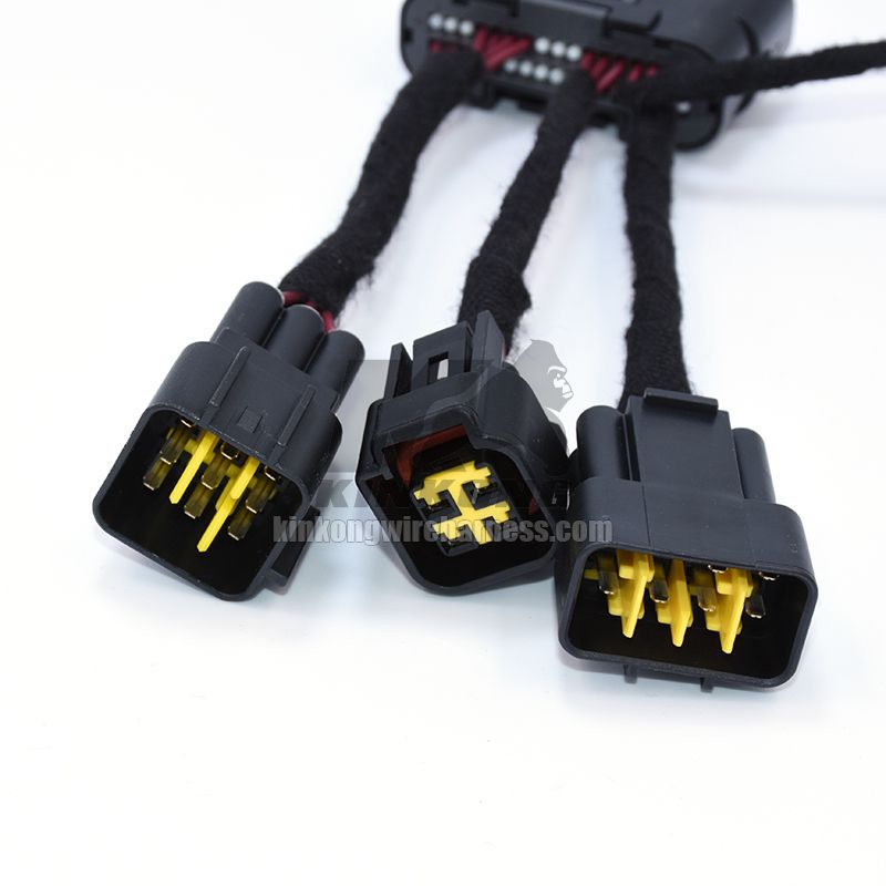 Custom motorcycle motorbike JAE 34 PIN ECU connector Suzuki wire harness  MX23A34SF1 MX23A34XF1