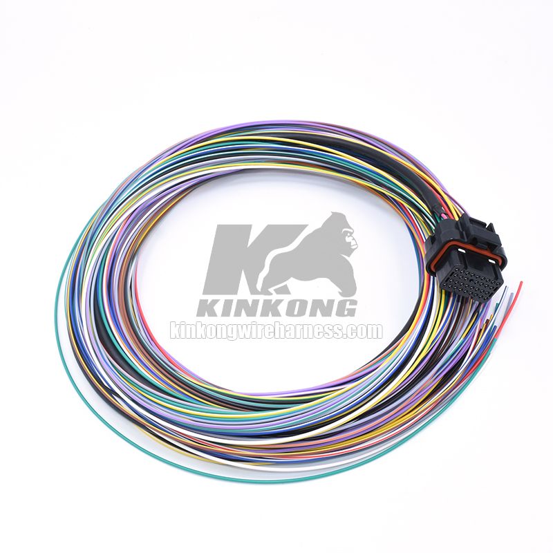 Custom wiring harness with connector 4-1437290-1 WA513