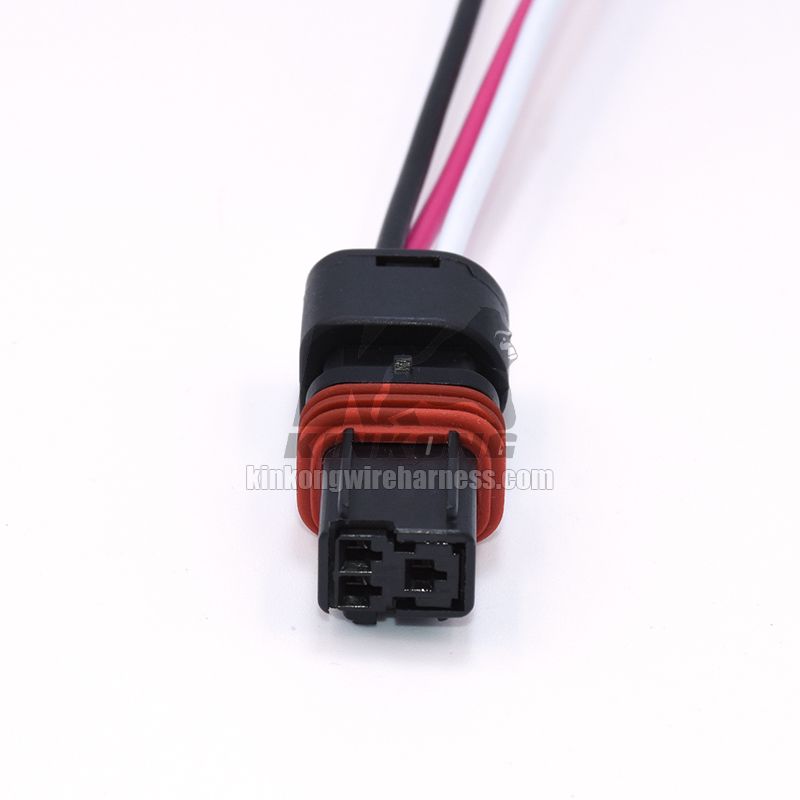 3-way female wiring waterproof electrical connector WA4000