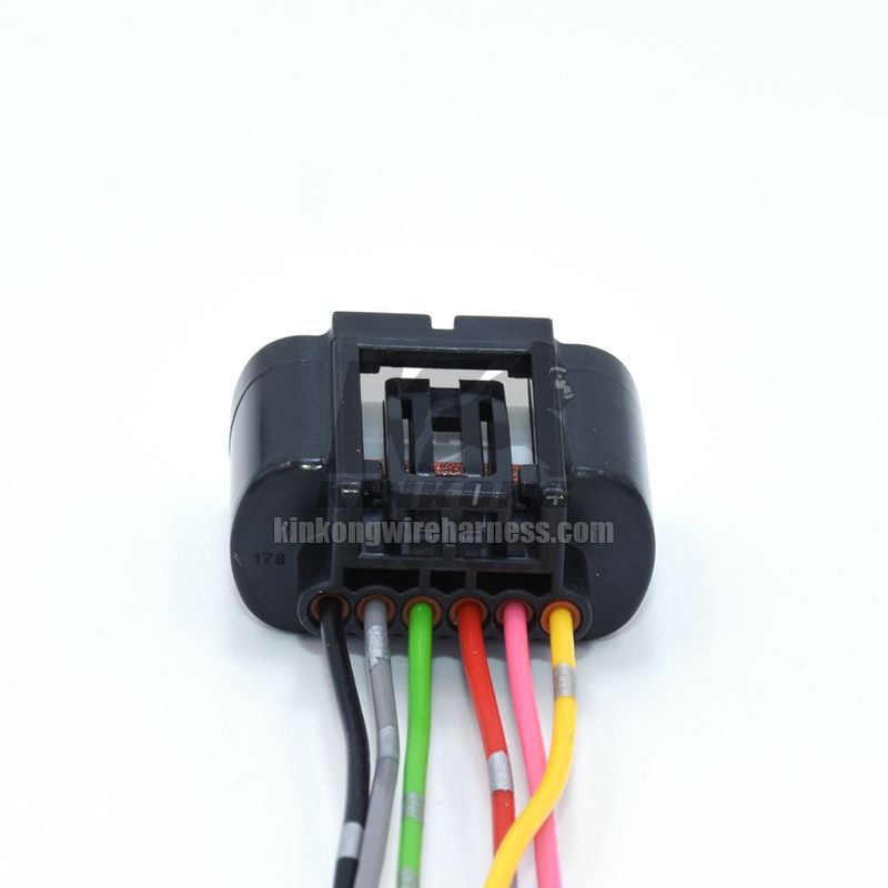 6 Pin Female Electrical Accelerator Pedal Sensor Harness