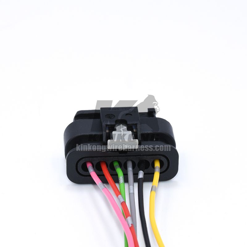 6 Pin male and female Accelerator Throttle sensor connector Car Rear Tail Brake Lamp Waterproof harness