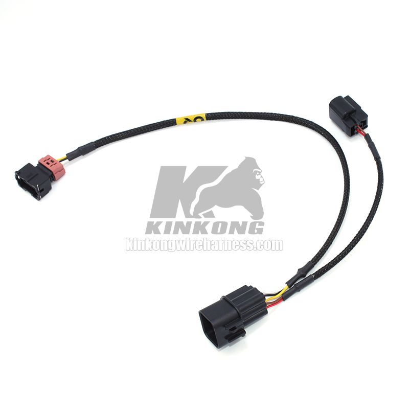 Kinkong custom 6 pin male For Lamp wire harness