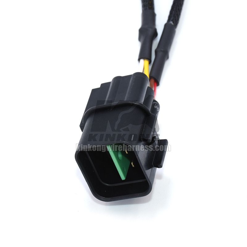 Kinkong custom 6 pin male For Lamp wire harness