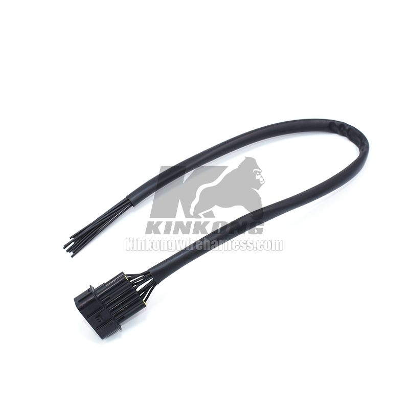 Kinkong custom 8 pins LED headlight speaker plug engine harness electrical connector 6181-6784