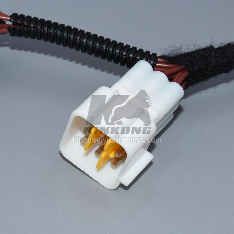 Kinkong custom 6 pin male motorcycle diagnosis  Wiring Harness