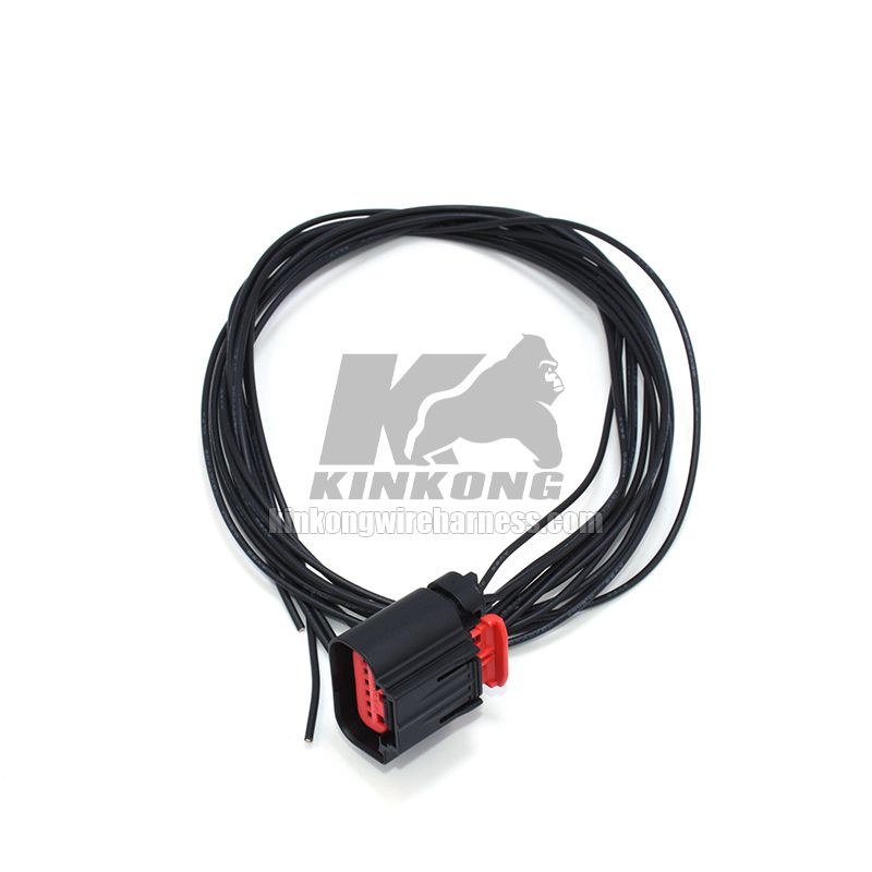 Kinkong custom 6 Pin Way Tyco Accelerator Pedal Waterproof Socket Sensor Auto Wire Harness Connector With  1-1419168-1