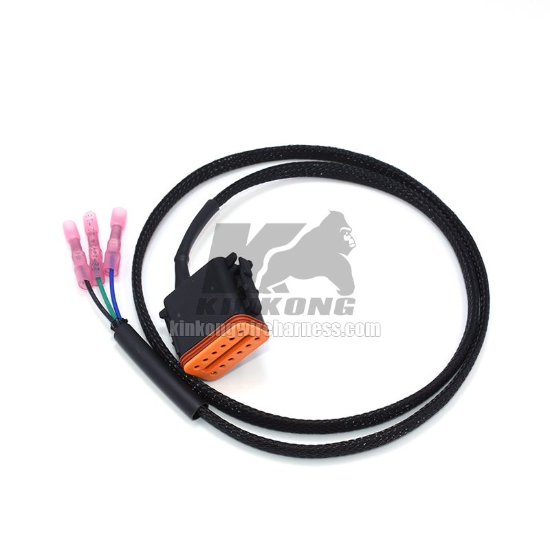 Kinkong custom wire harness for marine Deutsch DT06-12SB