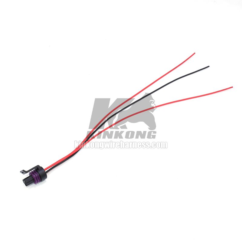 KinKong Custom 3Pin Delphi Car Oil Fuel Pressure Sensor Flying Lead Wire Harness 12065287