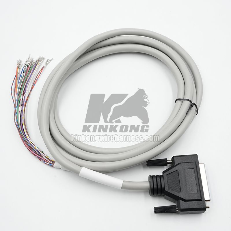Kinkong Customized ITT DB25P Pin wire flying harness