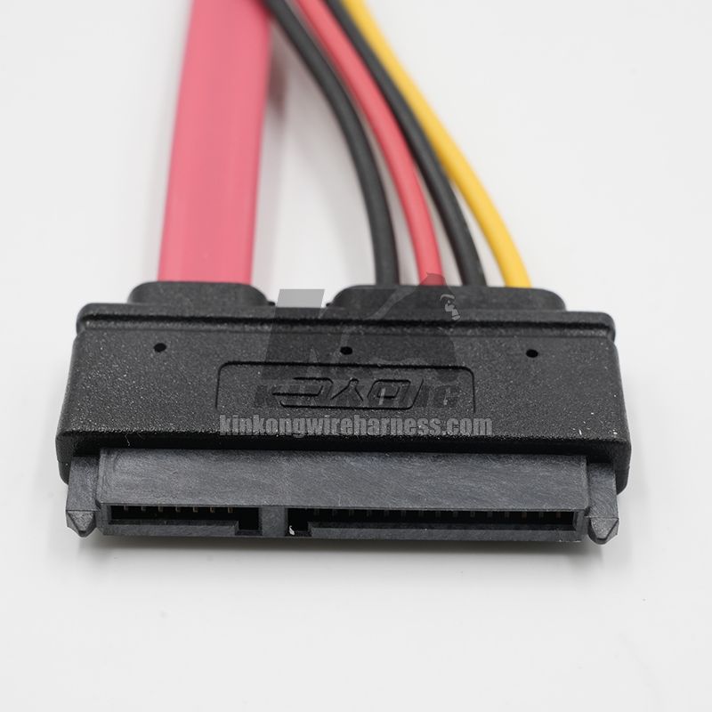 Kinkong 12in 22 Pin SATA Power and Data Extension Cable