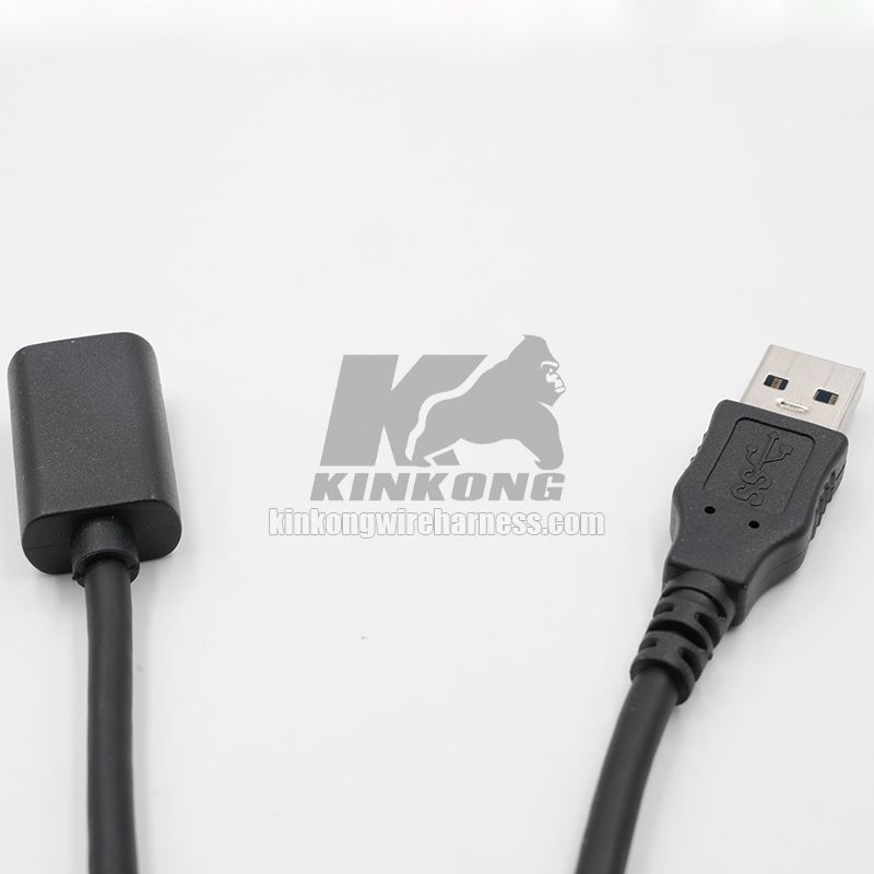 Kinkong Custom 35CM USB 3.0 Type A Male to Female Extension Data Sync Cable Extender Cord