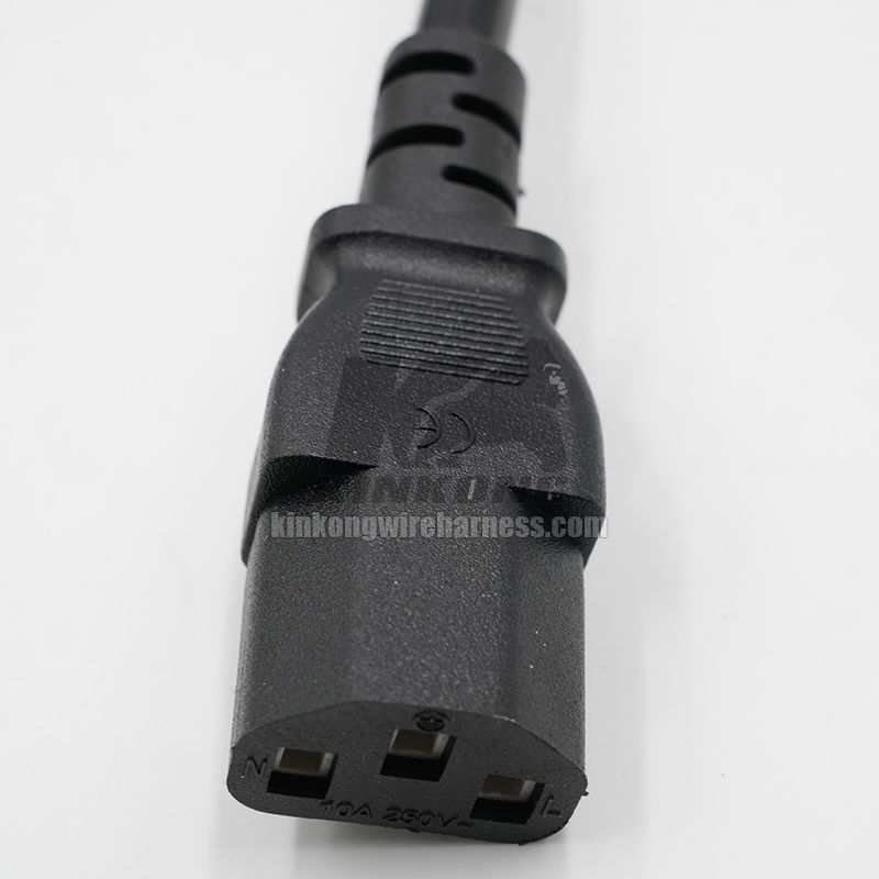 Kinkong customize China Standard AC Power Cord - GB to C13 60227 IEC 53(RVV)3*1.5mm2 300/500V