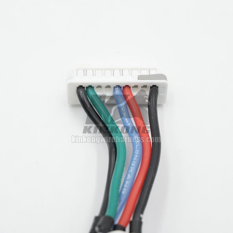 Kinkong customize waterproof aviation 9P male rear nut connector with 560123-0900 extension wire harness